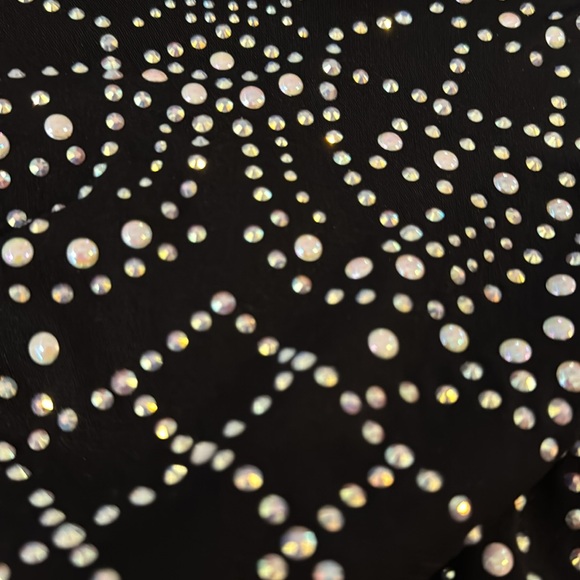 Cache Vintage Black Embellished Bodycon Dress - Picture 10 of 11